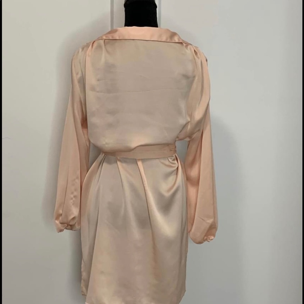 Pink blouse side slit - Picture 3 of 4
